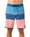 O'neill Lennox Scallop Swim Trunks In Multi