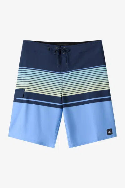 O'neill Men's Lennox Stripe 21" Board Shorts In Blue