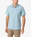 O'neill Men's Light Check Hybrid Standard Shirt In Blue Fade
