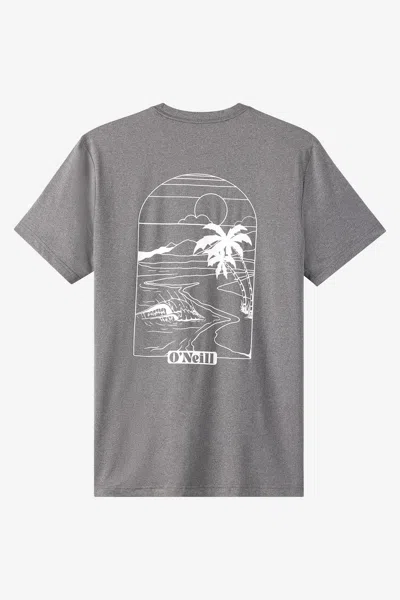 O'neill Men's Lines Upf T-shirt In Green