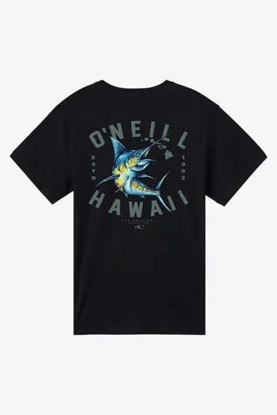O'neill Men's Marlin Hawaii Classic T-shirt In Black