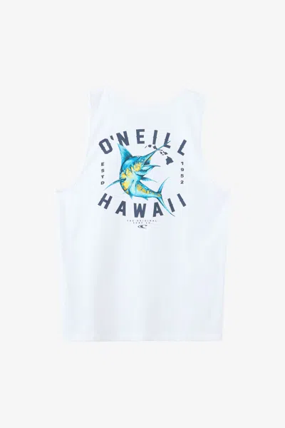 O'neill Men's Marlin Hawaii Tank Top In White