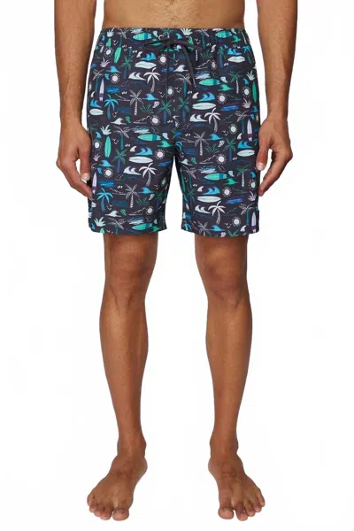 O'neill Men's Mashup Volleys In Graphite In Blue