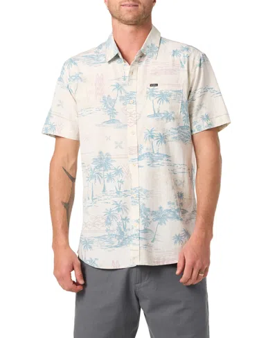 O'neill Men's Oasis Standard Short-sleeve Printed Woven Shirt In Multi
