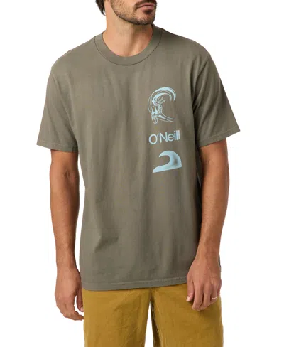 O'neill Men's Og Shaper Vintage Short-sleeve T-shirt In Green