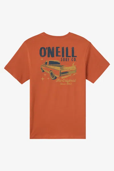 O'neill Men's Open Road Classic T-shirt In Orange