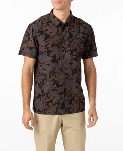 O'neill Men's Original Eco Print Standard Shirt In Black