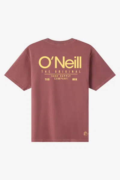 O'neill Men's O'riginals Convene Vintage T-shirt In Brown