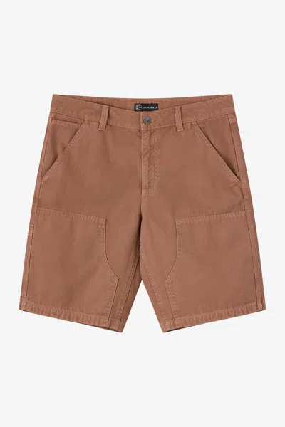 O'neill Men's O'riginals Double Knee 21" Shorts In Brown