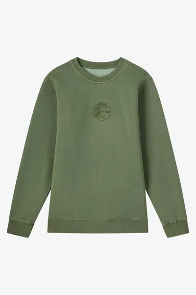 O'neill Men's O'riginals Essential Crew Neck Fleece In Green