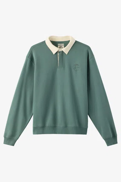 O'neill Men's O'riginals Fleece Rugby Polo In Green