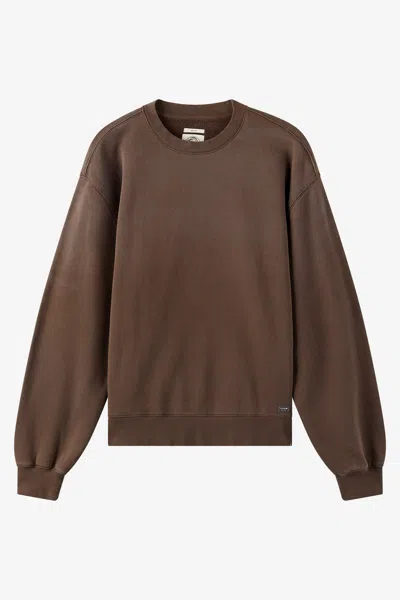 O'neill Men's O'riginals Logo Box Crew Neck Fleece In Earth