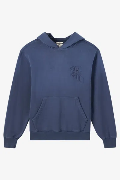 O'neill Men's O'riginals Logo Box Hoodie In Navy