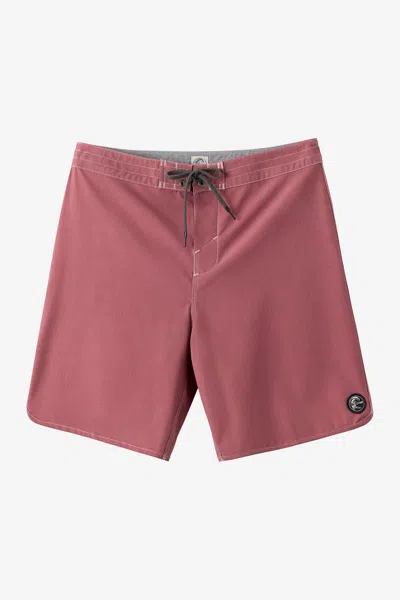 O'neill Men's O'riginals Pigment Scallop 18" Board Shorts In Brown