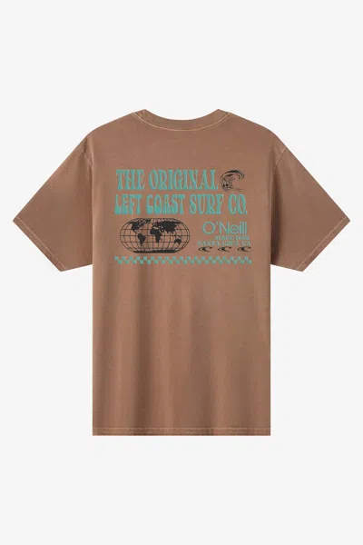 O'neill Men's O'riginals Reform Vintage T-shirt In Carob Brown
