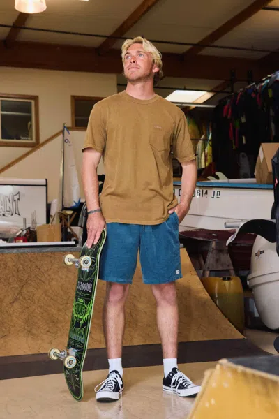 O'neill Men's O'riginals Relaxed Fit Pocket T-shirt In Brown