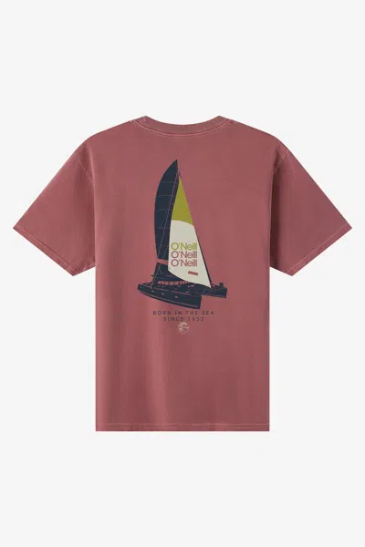 O'neill Men's O'riginals Seaworthy Vintage T-shirt In Apple Butter