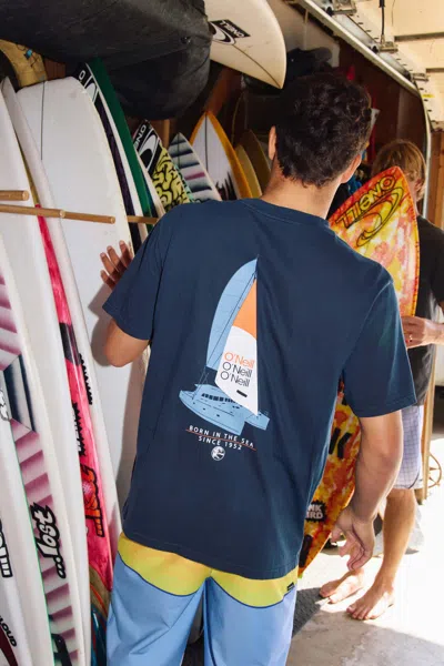 O'neill Men's O'riginals Seaworthy Vintage T-shirt In Navy