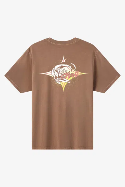 O'neill Men's O'riginals Spike Vintage T-shirt In Brown