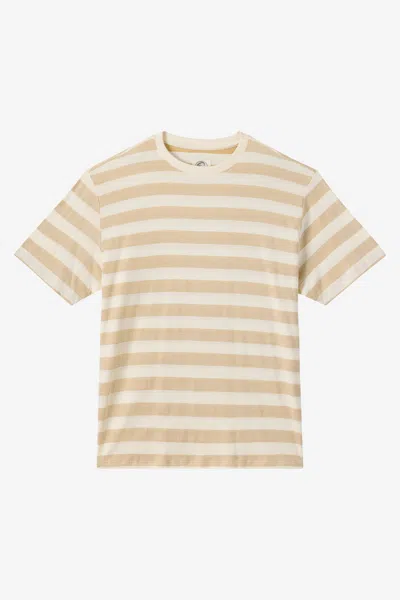 O'neill Men's O'riginals Striped T-shirt In White