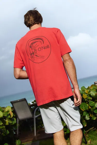 O'neill Men's O'riginals Surfer Vintage T-shirt In Red