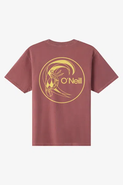 O'neill Men's O'riginals Surfer Vintage T-shirt In Brown