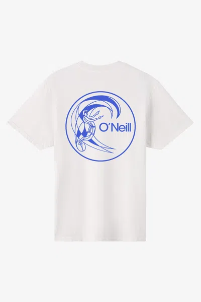 O'neill Men's O'riginals Surfer Vintage T-shirt In White