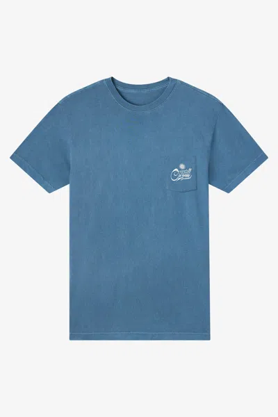 O'neill Men's O'riginals Twisted Sun Vintage Pocket T-shirt In Blue