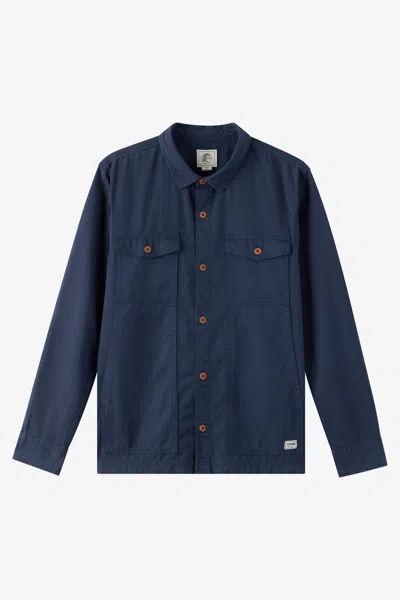 O'neill Men's O'riginals Workwear Long Sleeve Shirt In Blue