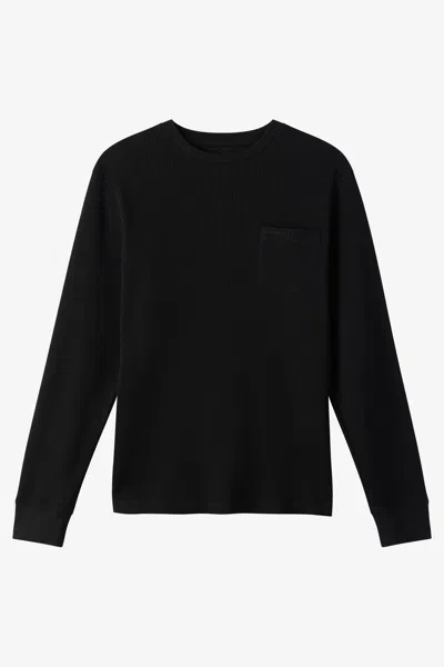O'neill Men's Overland Thermal Long Sleeve Pullover In Black