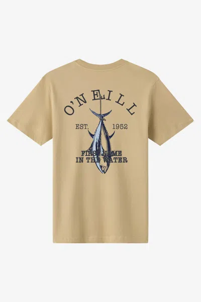O'neill Men's Peaky Classic T-shirt In Brown