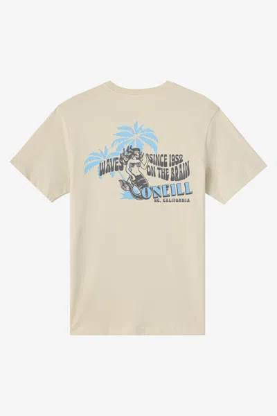 O'neill Men's Phrase Classic T-shirt In Gray