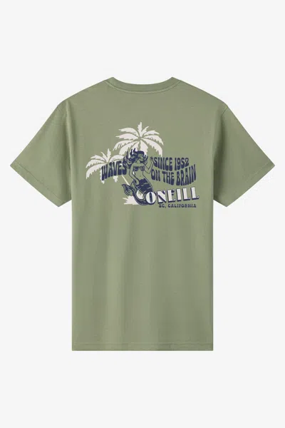 O'neill Men's Phrase Classic T-shirt In Green