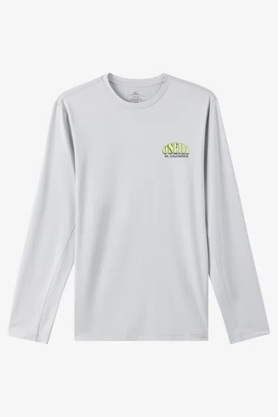 O'neill Men's Phrase Upf Long Sleeve T-shirt In White