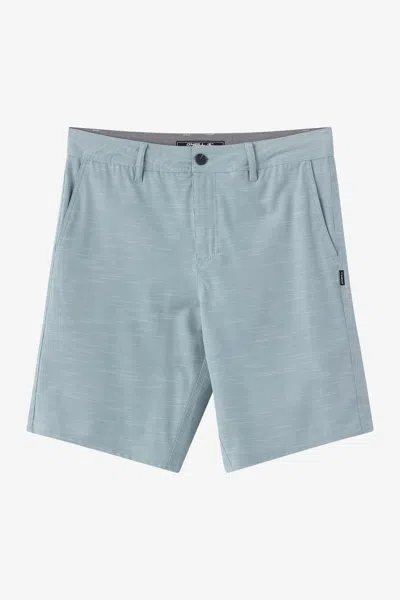 O'neill Men's Portola Slub Check 20" Hybrid Shorts In Blue
