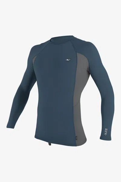 O'neill Men's Premium Skins Long Sleeves Rash Guard In Blue