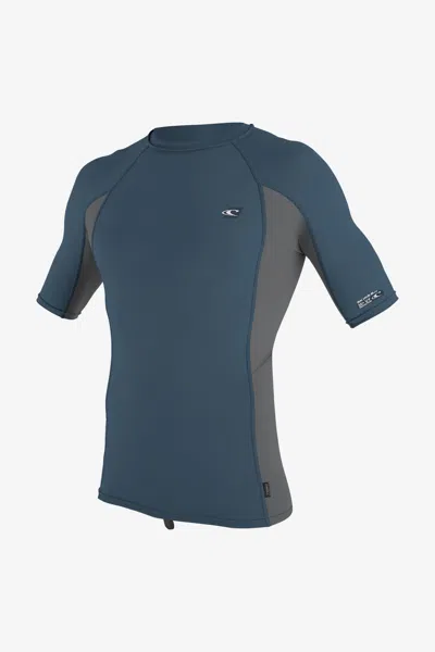 O'neill Men's Premium Skins Short Sleeves Rash Guard In Blue