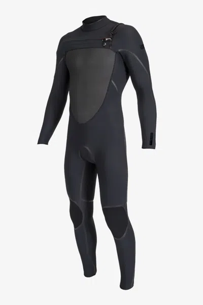 O'neill Men's Psycho Tech 4/3mm+ Chest Zip Full Wetsuit In Black
