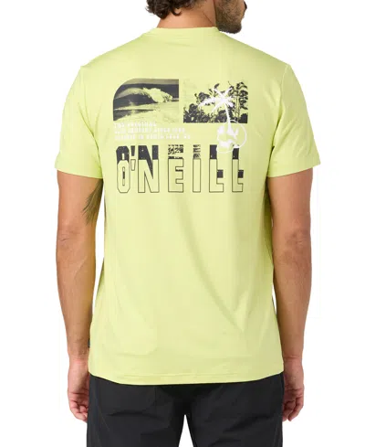 O'neill Men's Regular-fit Crewneck T-shirt In Celery