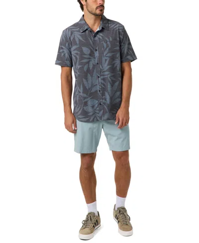 O'neill Men's Regular-fit Short-sleeve Shirt In Gray
