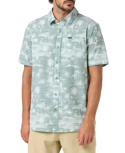 O'neill Men's Regular-fit Short-sleeve Shirt In Seagrass