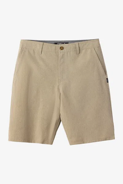 O'neill Men's Reserve Heather 21" Hybrid Shorts In Brown