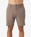O'neill Men's Reserve Light Check 19 Shorts In Brown