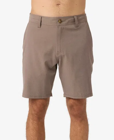 O'neill Men's Reserve Light Check 19 Shorts In Brown