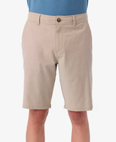 O'neill Men's Reserve Light Check 19 In Dark Khaki