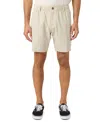 O'neill Reserve Light Check Water Repellent Bermuda Shorts In Brown