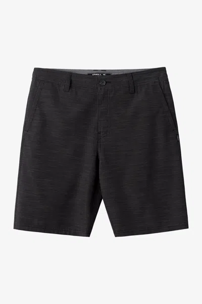 O'neill Men's Reserve Slub 20" Hybrid Shorts In Black