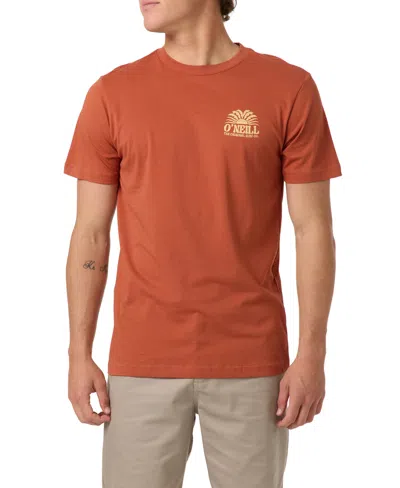 O'neill Men's Round Neck T-shirt In Pink