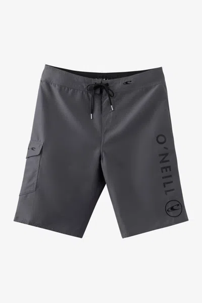O'neill Men's Santa Cruz Solid 21" Board Shorts In Gray