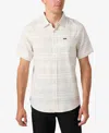 O'neill Men's Seafaring Stripe Short Sleeve Stretch Shirt In Natural